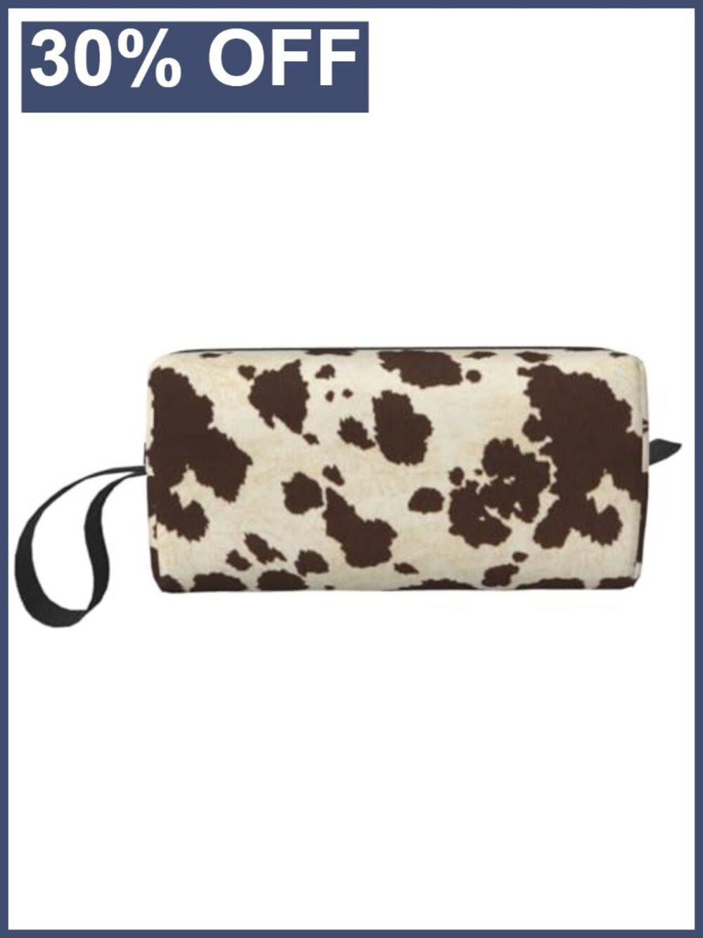 Small Oxford Cloth Cosmetic Bag Travel Toiletry Pouch with Handle Zipper